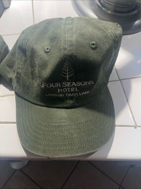 Four Seasons Hotel London Park Lane Olive Green Baseball Cap